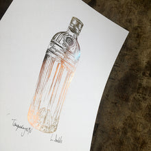 Load image into Gallery viewer, TANQUERAY Gin Bottle - Stunning Metallic Art
