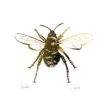 Load image into Gallery viewer, BUMBLE BEE - Stunning Metallic Art
