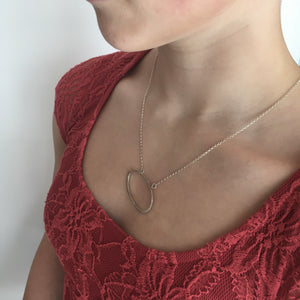 DRIFT - Textured Organic Pendant Necklace - Made in Ireland