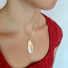 Load image into Gallery viewer, Layered Oblong Leaf Pendant - Shore Collection, Made in Ireland
