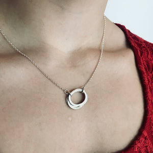 CARRAN - Freeform Hammered Stack Necklace - Made in Ireland