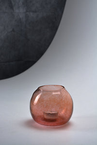 Monochrome Tea-Light Holders-Handmade Glass Co Kilkenny