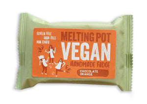 Melting Pot Vegan Chocolate Orange Fudge - Handmade in Belfast